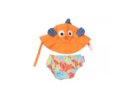 Zoocchini UV set klobúčik a plavky Fish