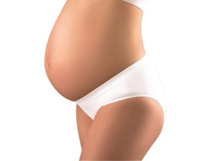 BABY ONO Nohavičky podbrušné pre tehotné ženy White