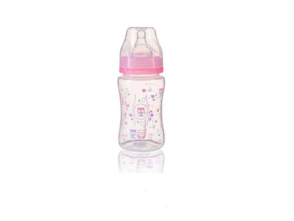 BabyOno Dojčenská antikoliková fľaša široké hrdlo 240 ml