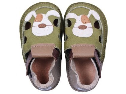 barefoot kids sandals smiley puppy 113 2
