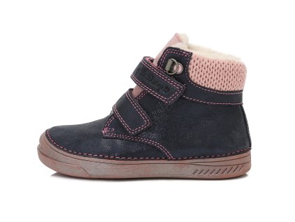 D.D.STEP zimné topánky - royal blue dievčenské