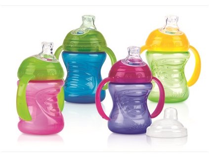 Hrnček mäkký náustok s odnímateľnými uškami 240ml, 6m+