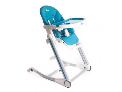 Bo Jungle jedálenská stolička B-HIGH CHAIR Blue