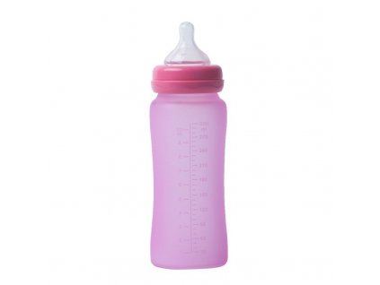 Bo Jungle sklenená fľaša s úchytmi B-Thermo 300ml Pink
