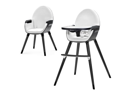 Kinderkraft Stolička jedálenská FINI full black KinderKraft KKKFINIFBLK000