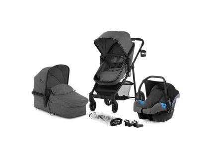 Kinderkraft Kočík kombinovaný Juli 3v1 Grey Kinderkraft 2019 KKWJULIGRY3000