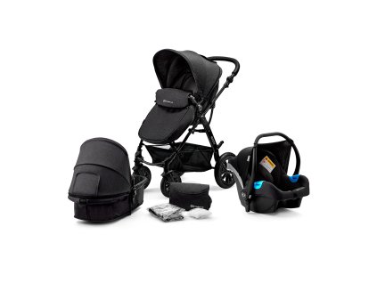 Kinderkraft Kočík kombinovaný Moov 3v1 Black Kinderkraft 2019 KKWMOOVBLK00NC