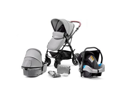 Kinderkraft Kočík kombinovaný Moov 3v1 Grey Kinderkraft 2019 KKWMOOVGRY00NC