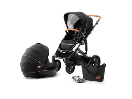 Kinderkraft Kočík kombinovaný Prime 2v1 Black Kindekraft 2019 KKWPRIMBLK0200