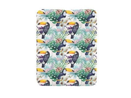 Ceba Podložka prebaľovacia na komodu 50x70 cm Flora & Fauna Tukan Ceba W-143-099-544