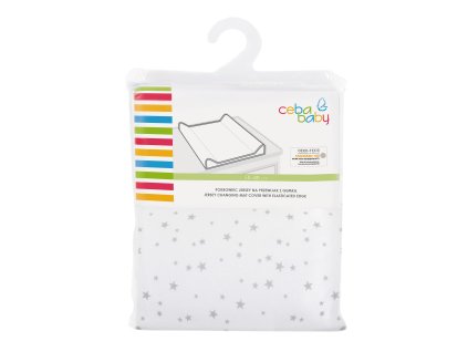 Ceba Žerzej poťah na prebaľovaciu podložku 50x80 Hviezdičky Ceba W-821-083-082-1