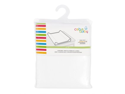 Ceba Žerzej poťah na prebaľovaciu podložku 50x80 biela Ceba W-821-083-100