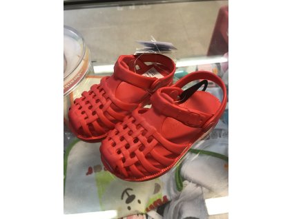 Playshoes Sandálky do vody - červené