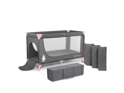 Kinderkraft Postieľka cestovná Joy Pink Kinderkraft 2019 KKLJOYPNK00000