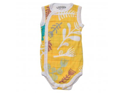 LODGER Body Romper Fold Over Botanimal Spring