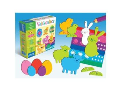 velikonoce kreativní sada obal a obsah