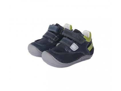 D.D.STEP kožené topánky Bare Feet 018 - Royal Blue