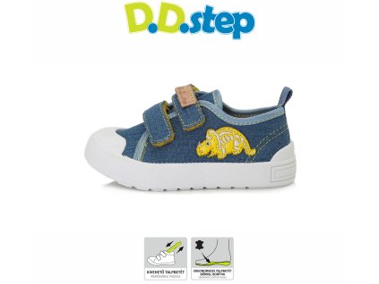 D.D.STEP plátenky Bermuda blue - dino