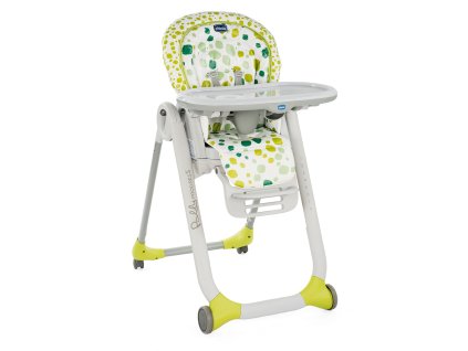 Chicco Stolička jedálenská Polly Progres5 - Kiwi 79336.0736