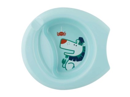 Chicco Tanier Jednoduché papanie 6m+, modrý 16001.40B