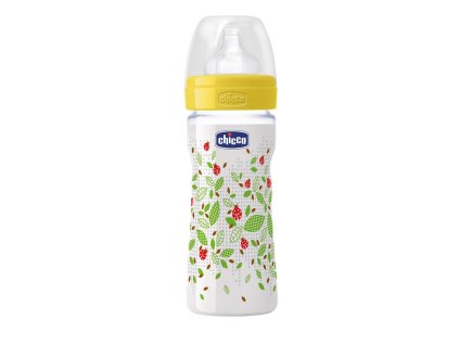 Chicco Fľaša bez BPA Well-Being silikónový cumlík stredný 250ml 20623.30