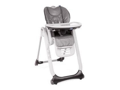 Chicco Stolička jedálenská Polly 2 Start - Anthracite 79205.0699