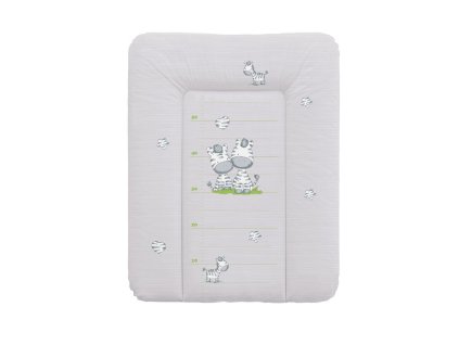 Ceba Podložka prebaľovacia na komodu 70x50 cm Zebra šedá Ceba W-143-002-260