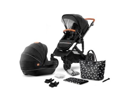 Kinderkraft Kočík kombinovaný Prime 2v1 black Kindekraft 2020 KKWPRIMBKMB200