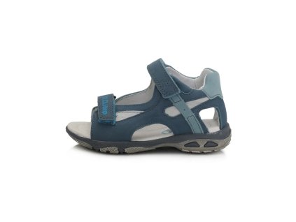 D.D.STEP kožené sandále AC290 Bermuda blue