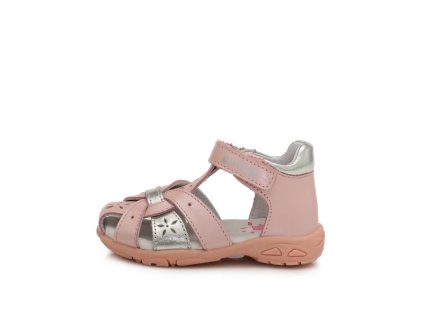 D.D.STEP kožené sandále AC290 Pink