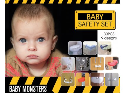 Baby Monsters SAFETY SET bezpečnostní sada 33ks