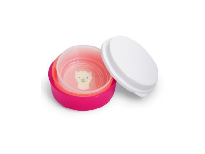 Skip Hop Zoo misky protišmykové 3 kusy + vrchnák Lama 6m+ AGS_9I238510