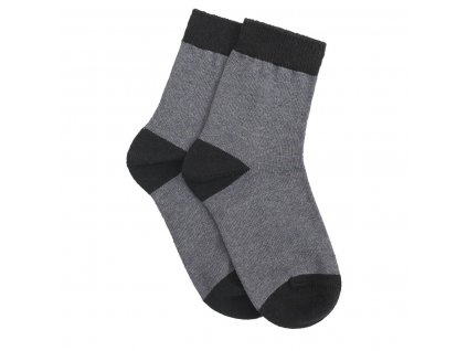 Tatrasvit PINKA detské klasické jednofarebné ponožky - čierne