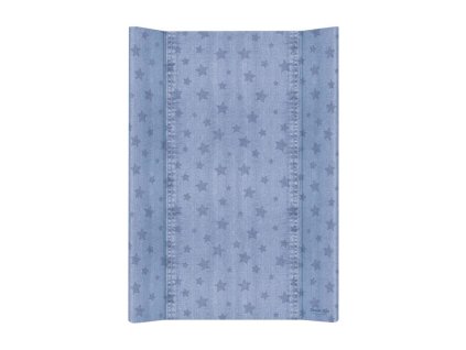 Ceba Podložka prebaľovacia mäkká 2-hranná 70x50 cm Denim Style Stars blue Ceba AGS_W-102-119-587