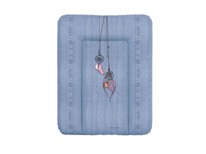 Ceba Podložka prebaľovacia na komodu mäkká 70x50 cm Denim Style Dream Catcher blue Ceba AGS_W-143-119-598