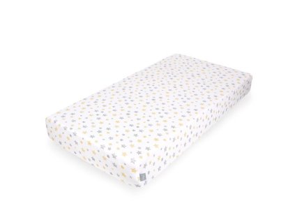 Ceba Plachta Žerzej napínacia s gumou 120x60 Yellow Stars AGS_W-823-076-605