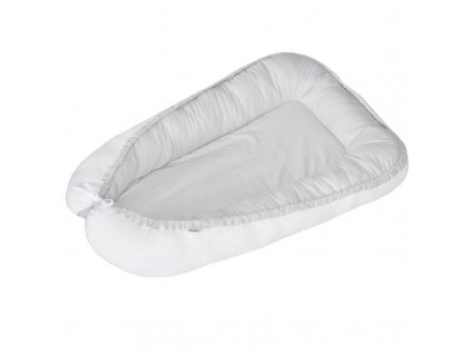 Eko Hniezdo pre bábätko obojstranné White-Gray 90x60cm AGS_CO-03-WHITE-GREY_20