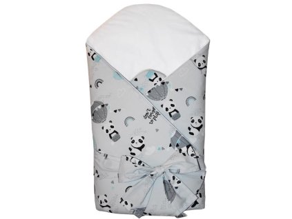 Eko Zavinovačka bavlnená s kokosovým vnútrom Panda 75x75cm AGS_RO-15-PANDA