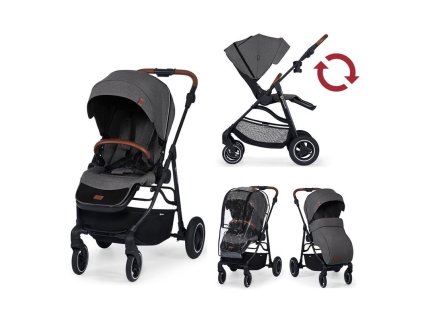 Kinderkraft Kočík športový All Road Ash Grey Kinderkraft 2020 AGS_KKWALRODGR0000