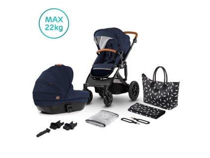 Kinderkraft Kočík kombinovaný Prime 2v1 Deep Navy Kinderkraft 2020 AGS_KKWPRIMNAVY200