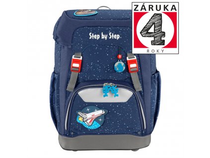 Školský ruksak Step by Step GRADE vesmírna raketa + BONUS Dosky na zošity za 0,05 EUR