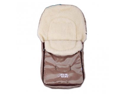 Zimný fusak New Baby Classic Wool brown