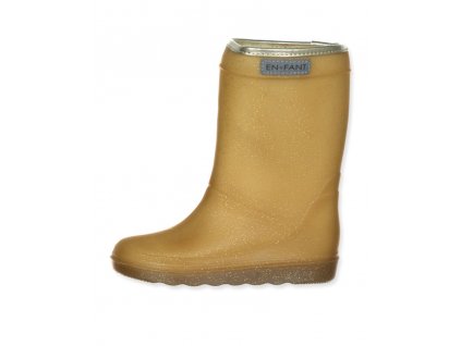 en fant thermo boot metallic gold