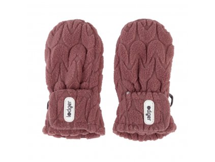 LODGER rukavice Mittens Empire Fleece Rosewood