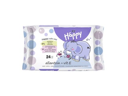 BELLAHAPPY BELLA HAPPY BABY Vlhčené obrúsky s vitamínom E 24 ks