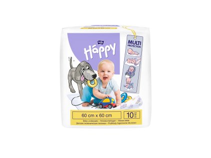 BELLAHAPPY BELLA HAPPY BABY Detské prebaľovacie podložky 60 x 60 cm (10 ks)