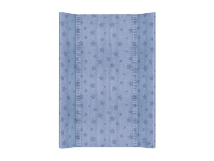 CEBA Podložka prebaľovacia 2-hranná MDF 70cm Denim Style Stars blue Ceba