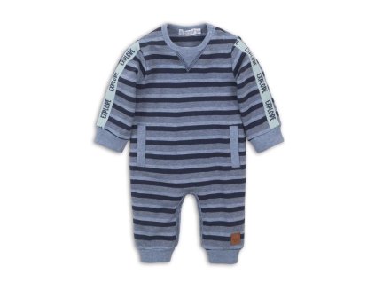 DIRKJE Set 1-dielny + čiapka D-BOY ADVENTURE TIME 62 Blue melee + navy