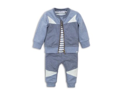 DIRKJE Set 3-dielny D-BOY EXPLORE MORE 56 Blue melee + soft green