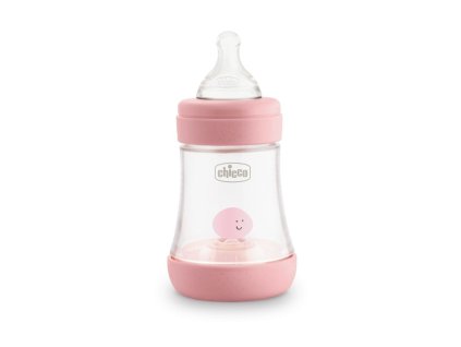 CHICCO CHICCO Fľaša dojčenská Perfect 5 silikón, 150 ml dievča